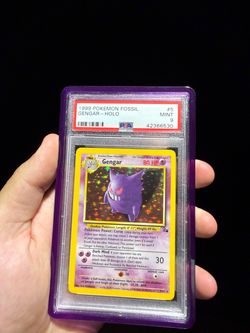 Gengar Fossil Holo PSA 9