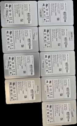 Lot of 9 - 128gb SSDs
