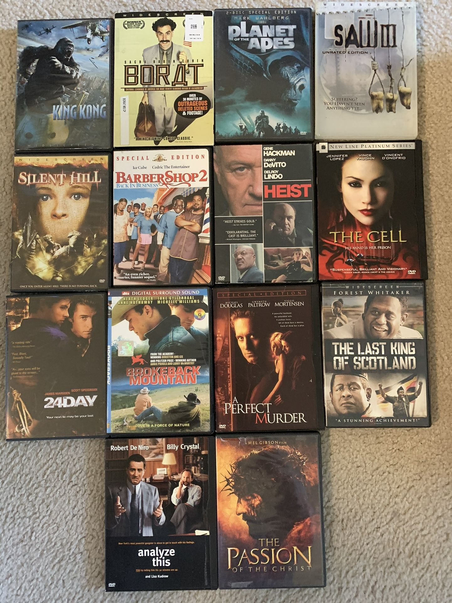 DVD - Movies - $ 3 - Each