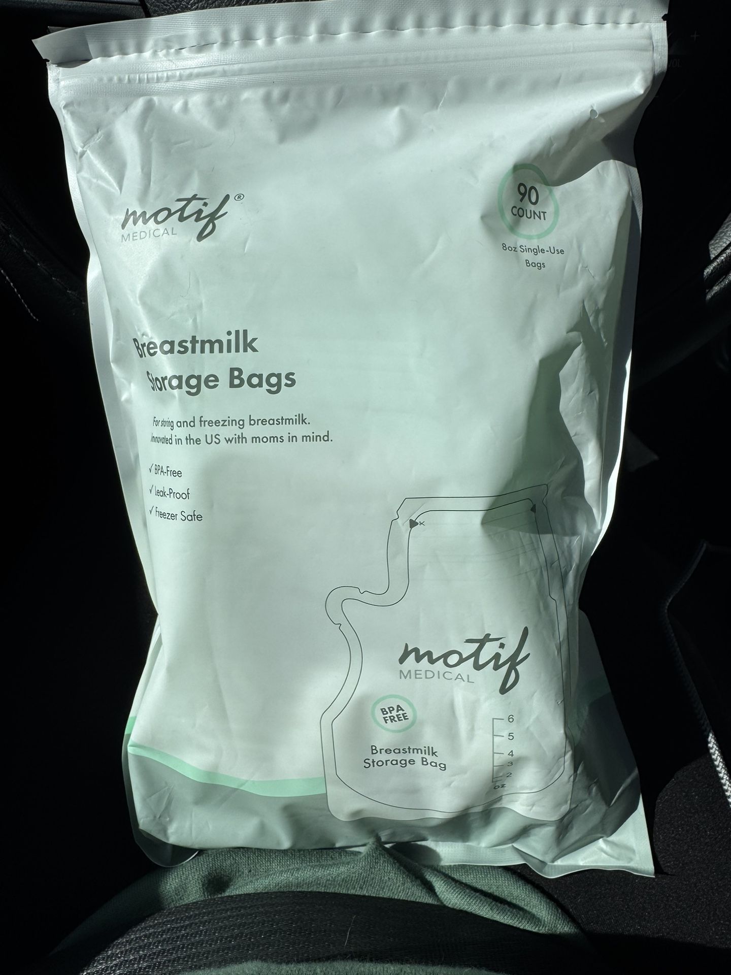 Motif Breast Milk Storage Bags