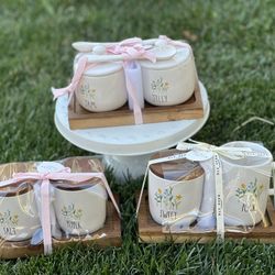 Rae Dunn SALT and PEPPER Mini Canister Set