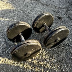 Pair Of 40lbs Dumbbells 