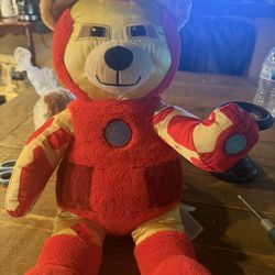 Official 2016 Retired Marvel Build-A-Bear, Iron Man 18” LIGHTS WORK