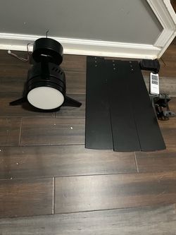 OPONL 42" Black Ceiling Fan with Light