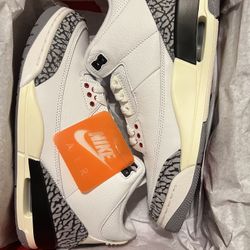 Jordan 3 Retro White Cement Reimagined Size 8.5