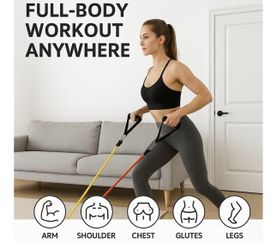 3 sets of Resistance Bands, Provide Extra Resistance While Your Exercise