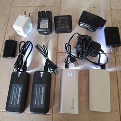 Portable battery chargers & accessories.