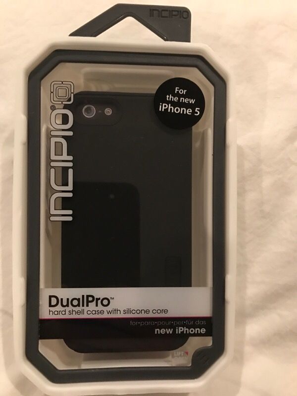 IPhone 5/5S Incipio DualPro hard shell case with silicone core