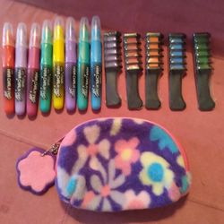 Girls Hair Chalk With Bag