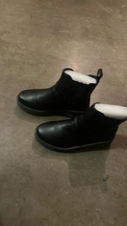 Brand new leather boot shoes(musshoe)