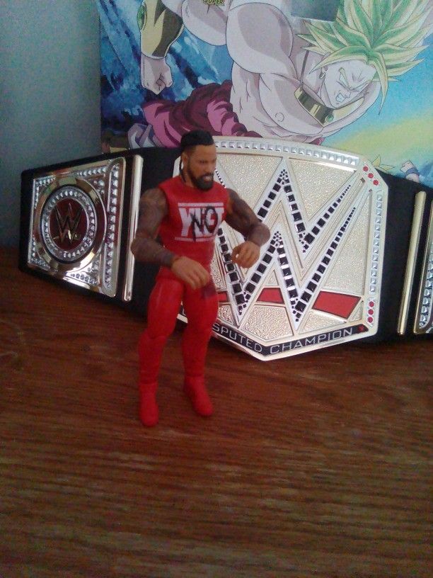 Jimmy USO (No Yeet Figure) With WWE Universal Undisputed Championship