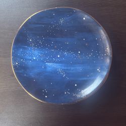 WEST Elm Constellation Night Sky Salad Plates Set of Four 