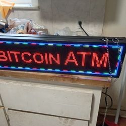 Bitcoin Led Sign 