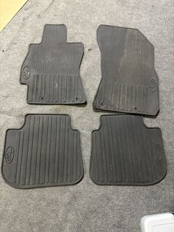 All Weather Rubber Car Mats Outback 2018