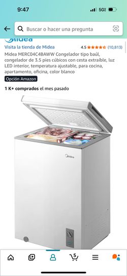 Freezer new, congelador nuevo