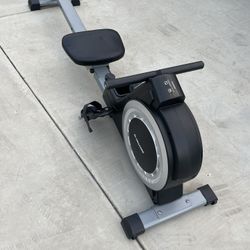Maxkare Magnetic Row Machine Excellent Condition Exercise At Home Has Wheels Easy To Move  Elliptical, Treadmill , Speed Bike, Weight Yoga Mats