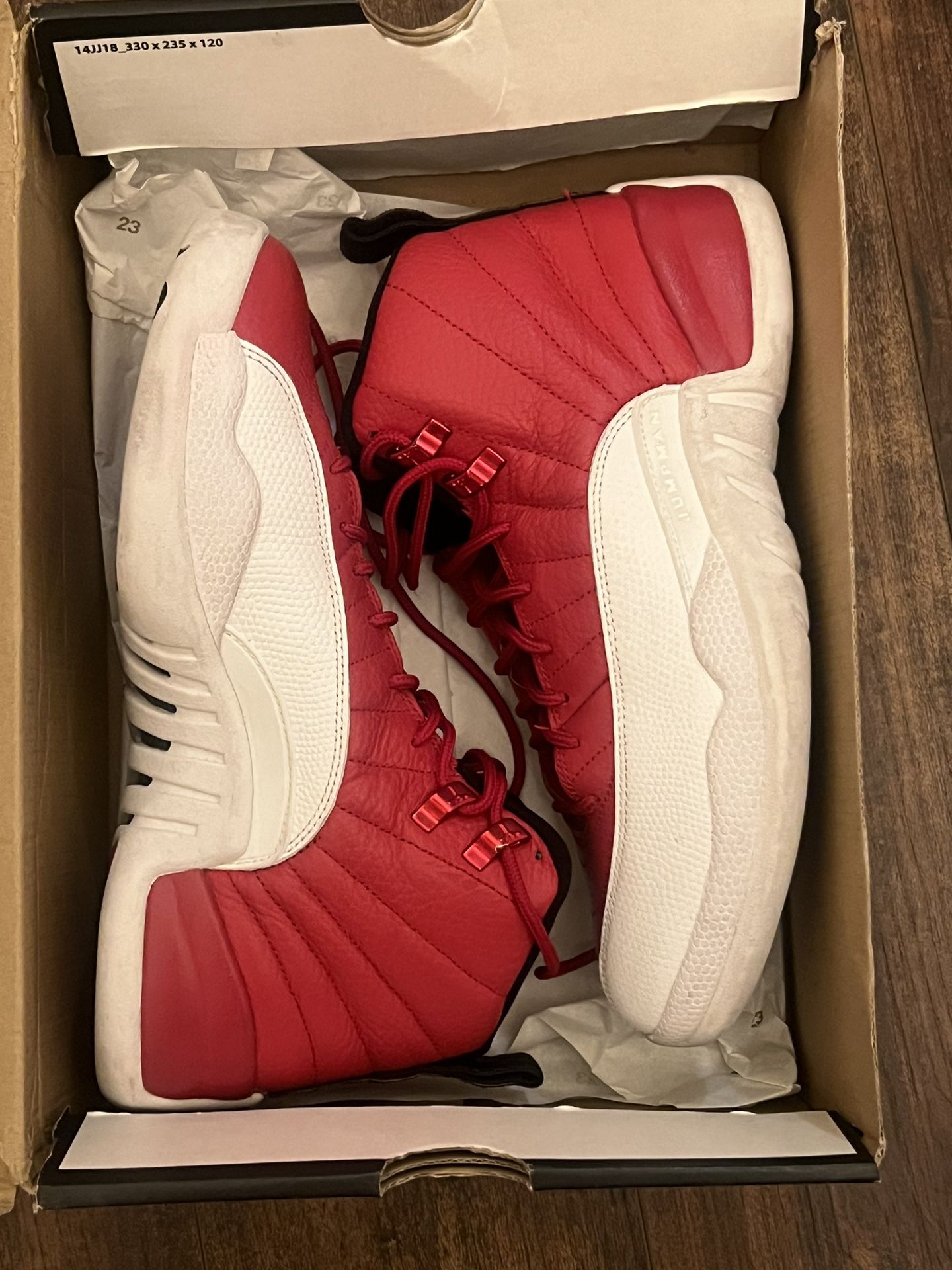 Air Jordan  Gg red and white 12s