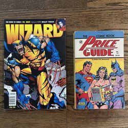 Comic Book Price Guide 80’s + Wizard 1996 Lot