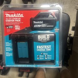 Makita 5.0 Battery Brand New With Fast Charger!