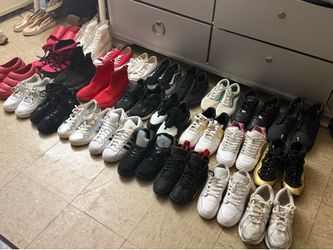 Multiple sneakers