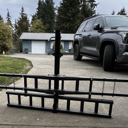 Bike carrier (works one dirt bikes as well