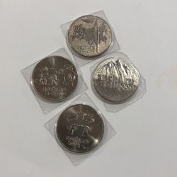 ✔ Russia 25 rubles Sochi 2014 Full Set 4 pcs UNC