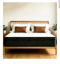 Queen Mattress with bed frame