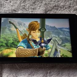 Nintendo Switch V1 Tablet W Super Smash Bros Downloaded