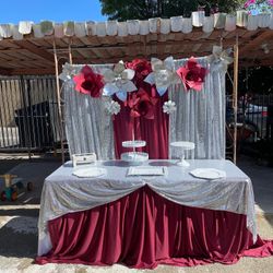 Paper Flower Backdrop