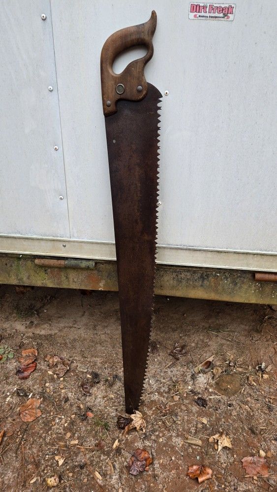 Vintage 48" Crosscut Saw