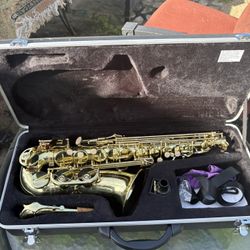Saxophone With Case