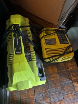 Ryobi batteries and chargers