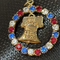 Liberty Bell. Independence Day pendant 