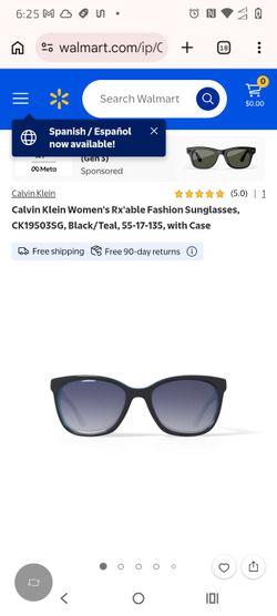Women's Calvin Klein sunglasses RXable
