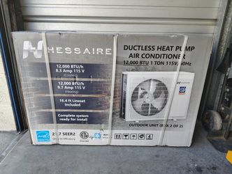 AC Heat Pump Mini Split 1 Ton 12,000  EXTERIOR UNIT ONLY 