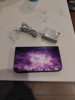 Nintendo New 3DS XL Galaxy Edition Handheld System Purple (Good Used Condition)