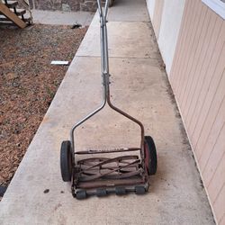 Old School Lawnmower 