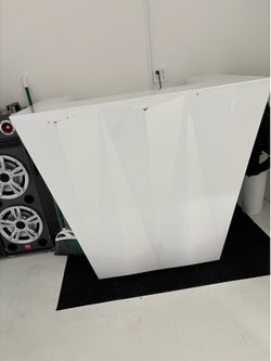 White Marble Reception Desk