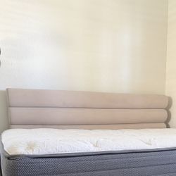 California King Horizontal Channel Headboard Velvet Ivory - Opalhouse™