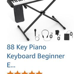 88 Key Piano Keyboard Beginner Electric Digital Piano #65