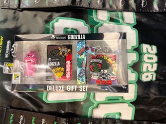 SDCC 2026 Exclusive Tokidoki x Godzilla Deluxe Gift Set LE 360 San Diego Comic Con Monogram