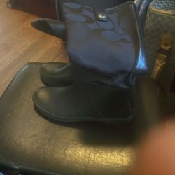 Coach rain boots