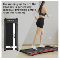 GOYOUTH 2 in 1 Under Desk Electric Treadmill