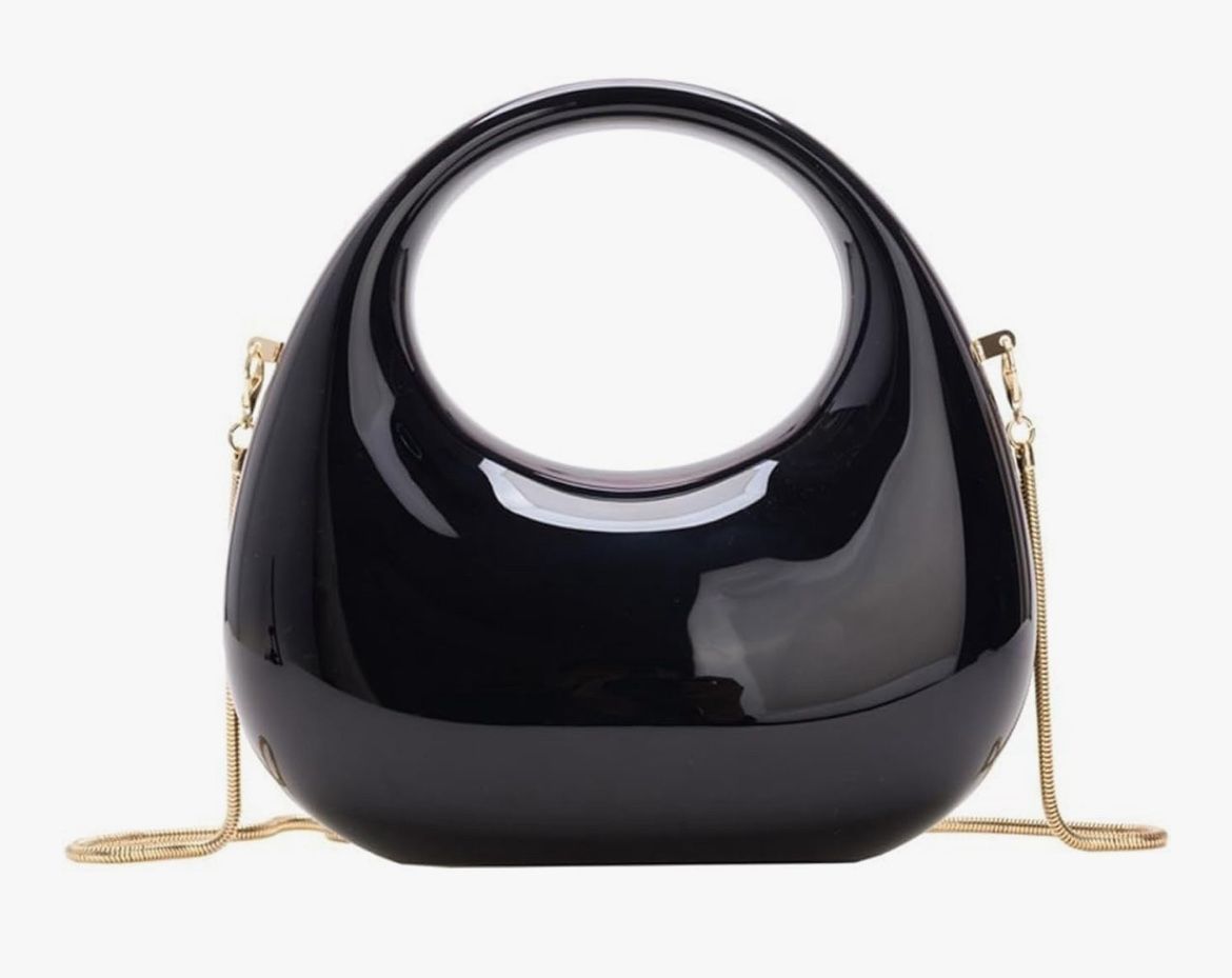  New In Box!!  Evening Out Acrylic Handbag For Women Clutch Purse $12 (#483)