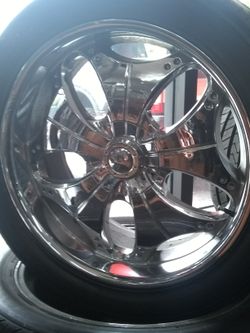 22" chrome