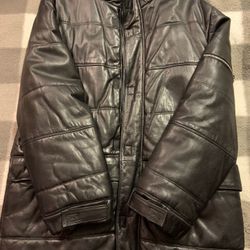 Versace leather jacket