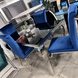 5pc Dining Set 💙🖤