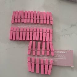Pink pins