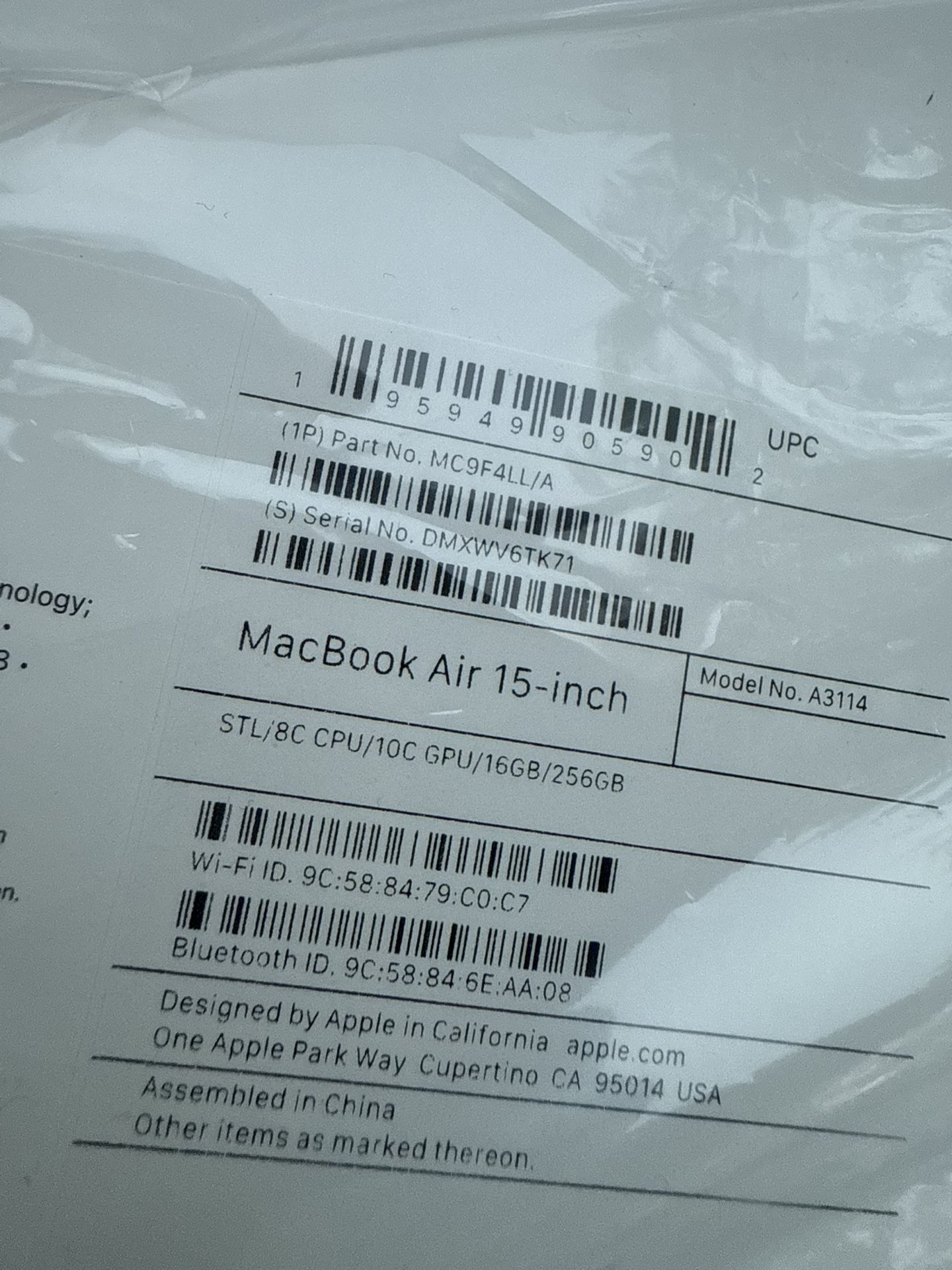 MacBook Air 15