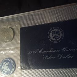 1971s UNC Silver Dollar.